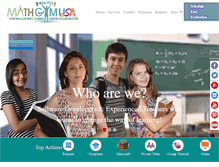 Tablet Screenshot of mathgymusa.com
